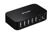 USB-hub - D-Link DUB-H7 7 Ports Hub USB-hub - 7 porter - Svart - DUB-H7