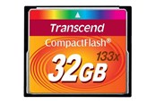 Minnekort - Transcend Compact Flash 133x - 50MB/s - 32GB - TS32GCF133