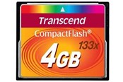 Minnekort - Transcend Compact Flash 133x - 50MB/s - 4GB - TS4GCF133