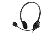 Hodetelefoner - Deltaco Headset med mikrofon - HL-2