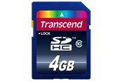 Minnekort - Transcend SDHC Memory Card - 4 GB - TS4GSDHC10