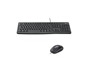 Tastatur - Logitech Desktop MK120 Nordic - Tastatur & Mussett - Nordisk - Svart - 920-002823