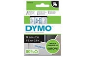 Papir, Fotopapir & Etiketter - DYMO D1 tape, 12mm x 7m rull, blå på hvit - S0720540