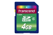 Minnekort - Transcend SDHC Std Class 4 - 4GB - TS4GSDHC4