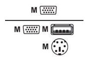 KVM-kabel - LevelOne ACC-2101 - kabel til tastatur / video / mus (KVM) - ACC-2101