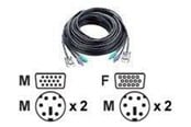 KVM-kabel - ATEN 2L-1010P/C - kabel til tastatur / video / mus (KVM) - 2L-1010P/C