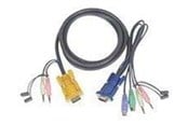 KVM-kabel - ATEN 2L-5302P - tastatur- / mus- / video- / lydkabel - 2L-5302P