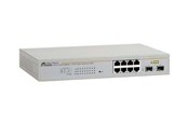 Switch/splitter - Allied Telesis AT GS950/8 WebSmart Switch - switch - 8 porte - Administreret - AT-GS950/8-50