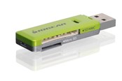 Flashminneadapter - IOGEAR SD/MicroSD/MMC Card Reader/Writer GFR204SD - kortlæser - GFR204SD