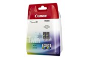 Printertilbehør blekk/toner - Canon CLI-36 / 1511B018 3-Color Twin - Blekkpatron Colour (cyan, magenta, yellow) - 1511B018