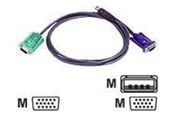 KVM-kabel - ATEN KVM-kabel SPHD15 han til HD15 han & USB Typ - 2L-5201U