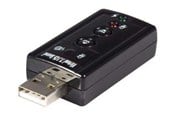 Lydkort - StarTech.com Virtual 7.1 USB Stereo Audio Adapter External Sound Card - ICUSBAUDIO7