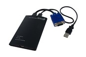 KVM-switch - StarTech.com KVM Console to USB 2.0 Portable Laptop Crash Cart Adapter - KVM switch - 1 porte - NOTECONS01