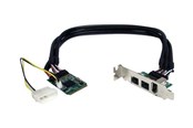 Nettverksadapter - StarTech.com 3 Port 2b 1a 1394 Mini PCI - MPEX1394B3