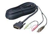 Diverse kabel - IOGEAR G2L7D03UDTAA - video / USB / lydkabel - G2L7D03UDTAA