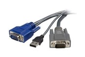 KVM-kabel - StarTech.com Ultra-Thin tangentbords-/video-/muskabel - SVUSBVGA10