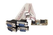 Nettverksadapter - StarTech.com 4 Port RS232 Mini PCI Express Serial Card w/ 16650 UART - seriell adapter - MPEX4S552