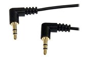 Lydkabel - StarTech.com Slim 3.5mm Right Angle Stereo Audio Cable - ljudkabel - digitalt ljud - MU6MMS2RA