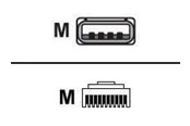 USB - Datalogic USB Cable For IBM Power Off Te - 8-0754-07