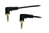 Lydkabel - StarTech.com Slim 3.5mm Right Angle Stereo Audio Cable - ljudkabel - digitalt ljud - MU1MMS2RA