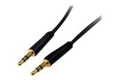 Lydkabel - StarTech.com Slim 3.5mm Stereo Audio Cable - ljudkabel - digitalt ljud - MU10MMS