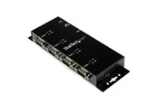 Nettverksadapter - StarTech.com ICUSB2324I 4 Port USB to DB9 RS232 Serial Adapter Hub – Industrial DIN Rail and Wall Mountable - ICUSB2324I