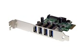 Kontroller - StarTech.com 4 Port PCI Express PCIe SuperSpeed USB 3.0 Controller Card Adapter with SATA Power - PEXUSB3S4V