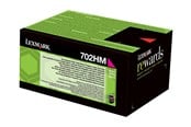 Printertilbehør blekk/toner - Lexmark 70C2HM0 / 702HM Magenta Return Program Toner - Laser toner Rød - 70C2HM0