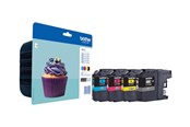 Printertilbehør blekk/toner - Brother LC123VALBP / LC 123VALBP 4-Pack High Capacity - Blekkpatron Blå - LC123VALBPDR