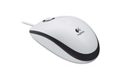 Mus - Logitech B100 Optical USB Mouse - Mus - Optisk - 3 knapper - Hvit - 910-003360