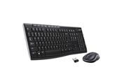 Tastatur - Logitech Wireless Combo MK270 - Tastatur & Mussett - Nordisk - Svart - 920-004535