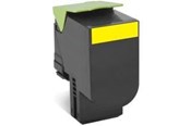 Printertilbehør blekk/toner - Lexmark 80C2SYE / Return Program Toner - Laser toner Yellow - 80C2SYE