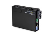 Repeater & Transceiver - StarTech.com 10/100 Multi Mode Fiber Ethernet Media Converter SC 2 km - MCM110SC2EU