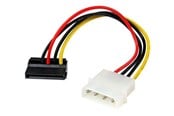 Strømkabel (intern) - StarTech.com 4 Pin Molex to Left Angle SATA Power Cable Adapter - SATAPOWADPL