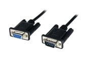 Parallell/seriell kabel - StarTech.com DB9 RS232 Serial Null Modem Cable F/M - SCNM9FM1MBK