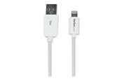 Skjermkabel - StarTech.com Apple 8-pin Lightning to USB Cable for iPhone / iPod / iPad - USBLT1MW