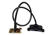 Kontroller - StarTech.com 2 Port SuperSpeed Mini PCI Express USB 3.0 Adapter Card w/ Bracket Kit - MPEXUSB3S22B