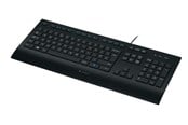 Tastatur - Logitech Corded Keyboard K280e - Tastatur - Nordisk - Svart - 920-005216