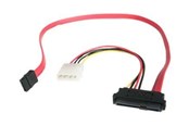 Sata - StarTech.com SAS 29 Pin to SATA Cable with LP4 Power - SAS729PW18