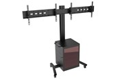 Veggmontering, AV-braketter & AV-møbler - Multibrackets M Public Display Stand 180 Dual MediaBox4 Black 80 kg 55" 800 x 400 mm - 7350022737785