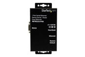 Nettverksutstyr - StarTech.com 1 Port RS232 Serial Ethernet Device Server - PoE Power Over Ethernet - NETRS2321POE