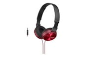 Hodetelefoner - Sony MDR-ZX310AP - Red - MDRZX310APR.CE7