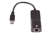 Nettverksadapter - V7 USB A 3.2 GEN1 Ethernet Adapter - CBLUSB3RJ-1E