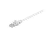 Nettverkskabel - UTP CAT 5E - White - 0.5m - 4040849685002