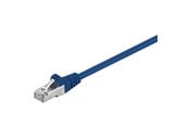 Nettverkskabel - LAN STP CAT 5E - Blue - 1m - 4040849680540