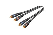 Lydkabel - Pro RCA Stereo Cable - Shielded - 1.5m - 4040849500329