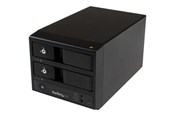 Harddisk-array - StarTech.com USB 3.0 / eSATA Dual-Bay Trayless 3.5" SATA III Hard Drive Enclosure with UASP - S352BU33RER