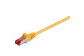 Nettverkskabel - LAN STP CAT 6 - Gul - 1m - 4040849683008