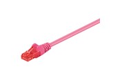 Nettverkskabel - UTP CAT 6E - Magenta - 0.25m - 4040849952524