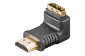 Skjermkabel - Pro HDMI vinklede og bøyde adapter 270 ° - 4040849517273